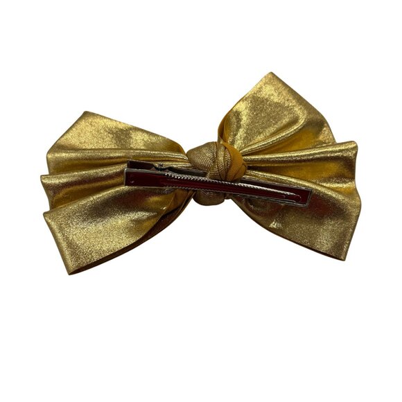 New Year's Outfit with Shirt, Bell Bottom Gold Pants, Bow, Size 3T - Picture 5 of 9